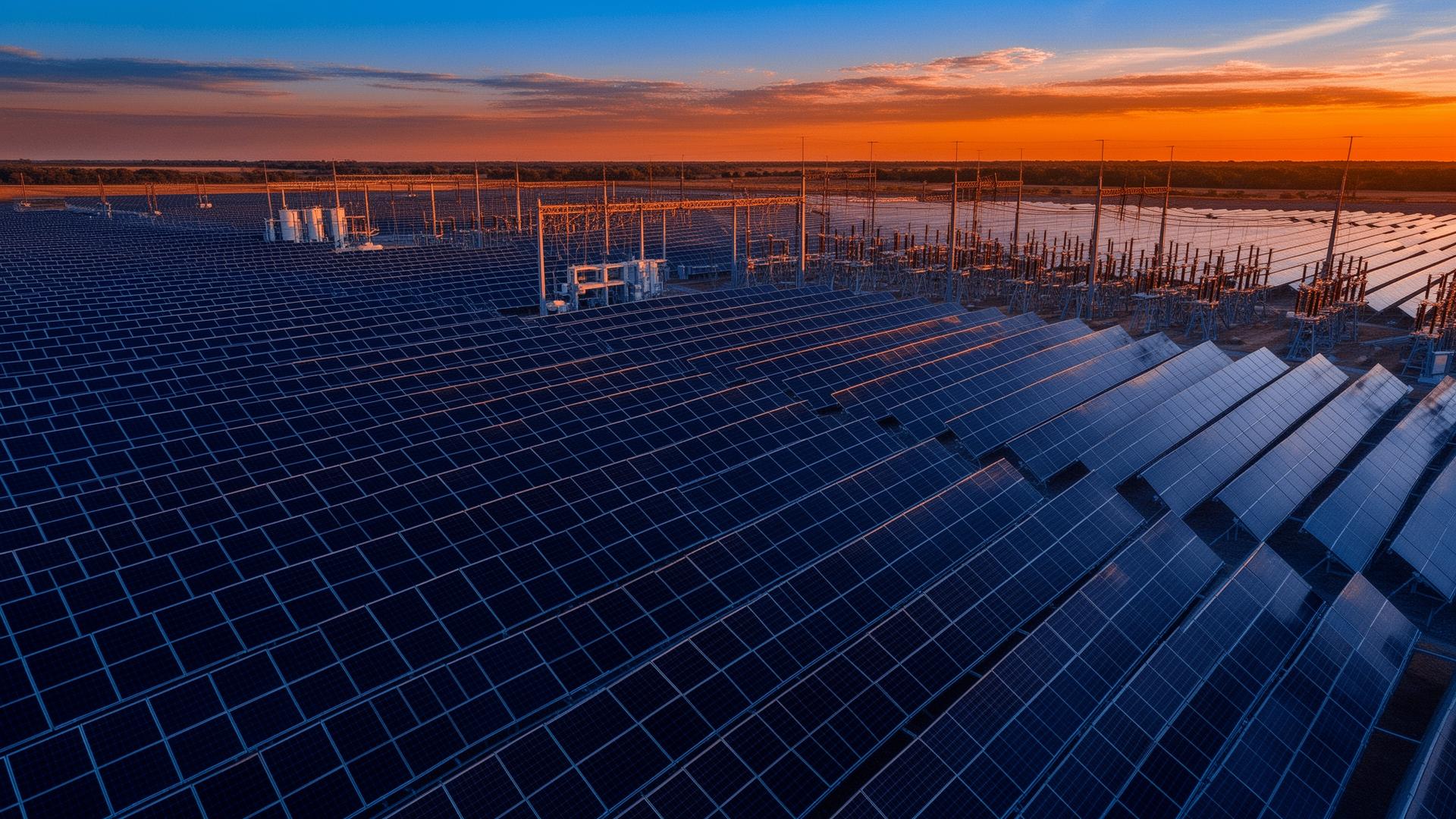 Operação técnica de engenharia solar EMS